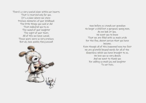 NEW Happy Birthday To OUR Amazing Grandson - A5 Card Birthday Special Love - Picture 2 of 4
