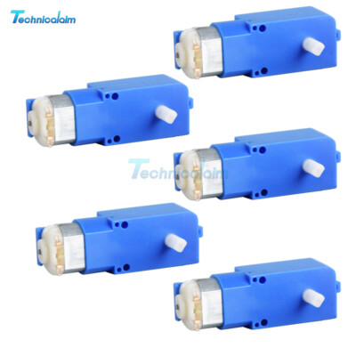 5pcs DC3-6V 130RPM Dual Axis TT motor Micro Reduction Motor For Smart Car Robots