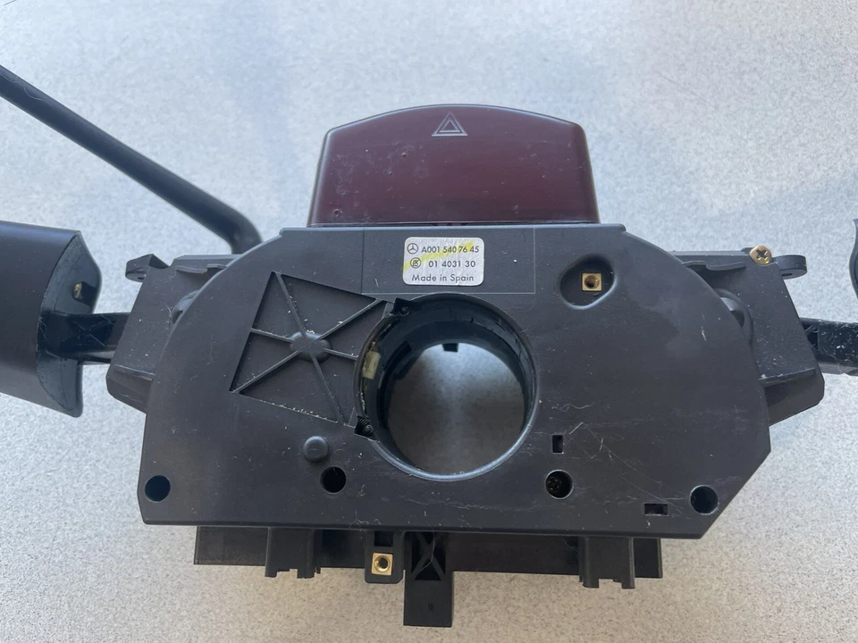 Mercedes-Benz ML320 1998-2003 ~ interruptor de control de dirección ~ A0015407645 ~ pieza OEM Foto 3 de 4