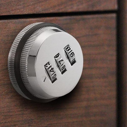 Easy to Use 3 Digit Cam Lock for Mailboxes and School Lockers