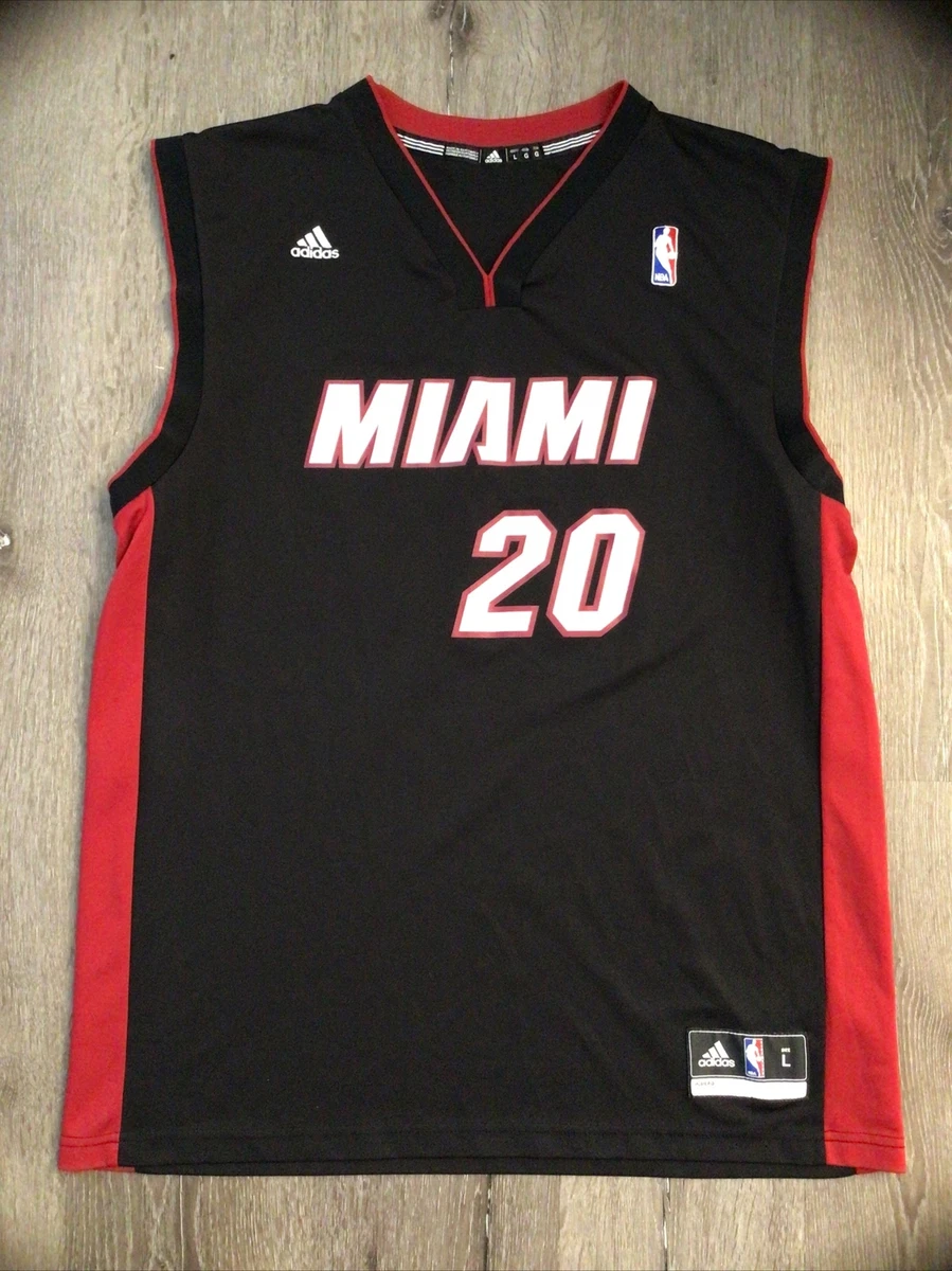 Adidas justise winslow #20 miami heat nba jersey NWT size L men