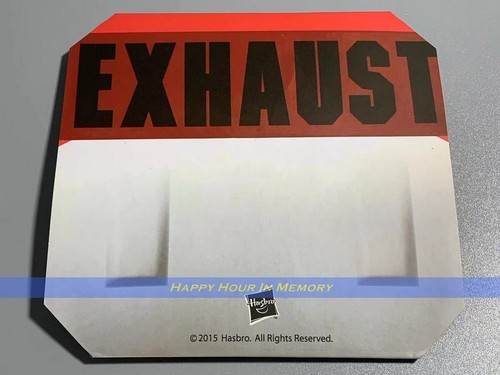 Takara Tomy Masterpiece Exclusive Coin MP23 Exhaust Limit Cancel Release NEW - Picture 3 of 3