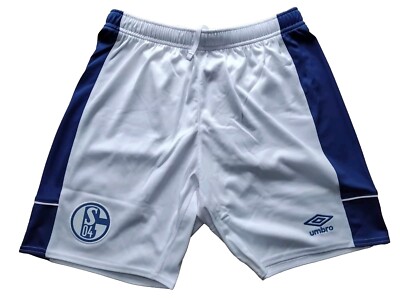  Schalke  04 Trikot- Hose Kinder YXL 158cm Home Umbro Jungen Shorts Weiß Blau