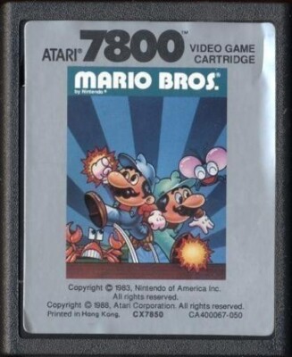Atari 7800 Spiel - Mario Bros. Modul