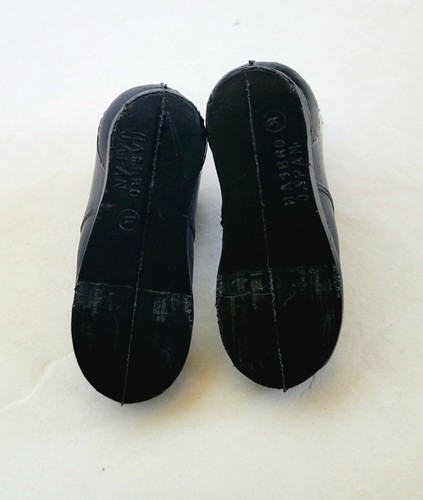 Vintage Original 1960s Hasbro GI Joe Factory Notched Short Bk Boots Marked Japan - Picture 5 of 6