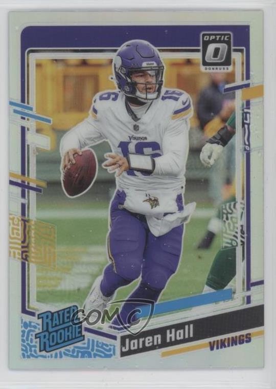 2023 Panini Donruss Optic Rated Holo Prizm Jaren Hall #270 Rookie RC 11dc