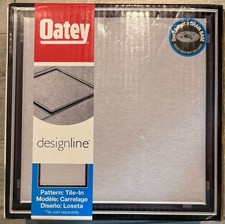 OATEY Designline 6 in. x 6 in. Stainless Steel Square Shower Drain with Tile-In