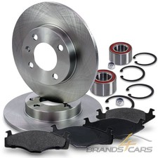 ATEC BREMSSCHEIBEN VOLL Ø239 + BREMSBELÄGE + RADLAGER VORNE FÜR VW POLO 6N 6N1