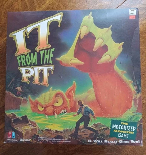 Vintage 1992 MB Milton Bradley It From The Pit Board Game working, complete