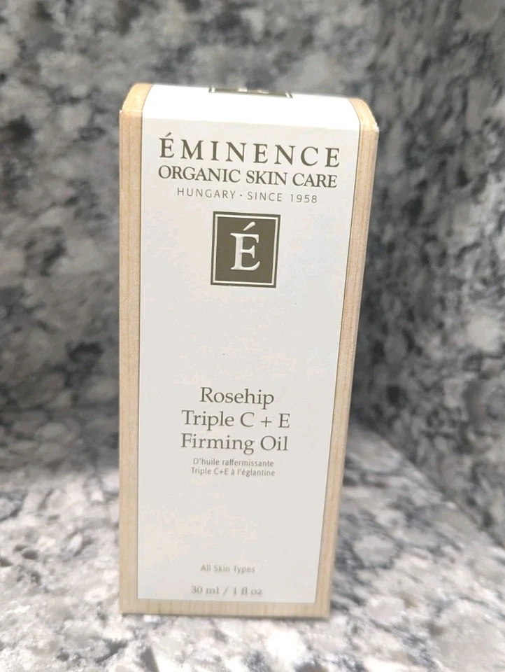 Eminence Organic Rosehip Triple C + E Firming Oil 30ml / 1oz NEW SAME DAY SHIP - Image 2 of 4
