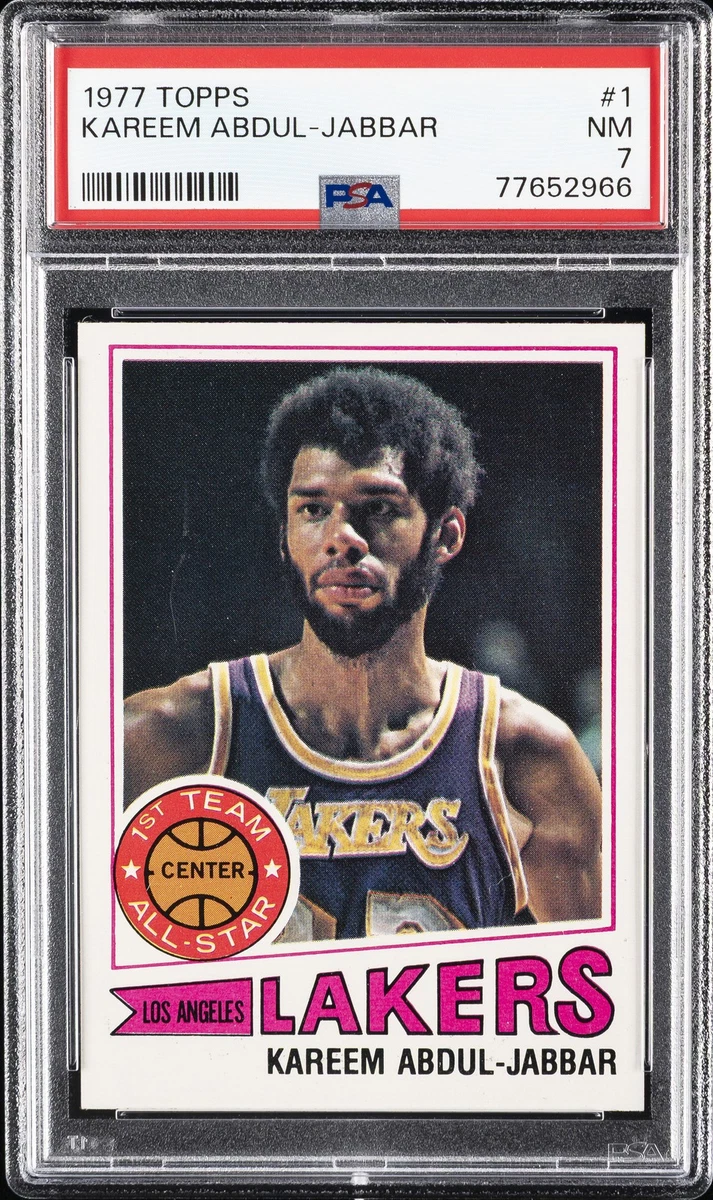 Topps Kareem Abdul-Jabbar 7 Graded Basketball Sports Trading Cards