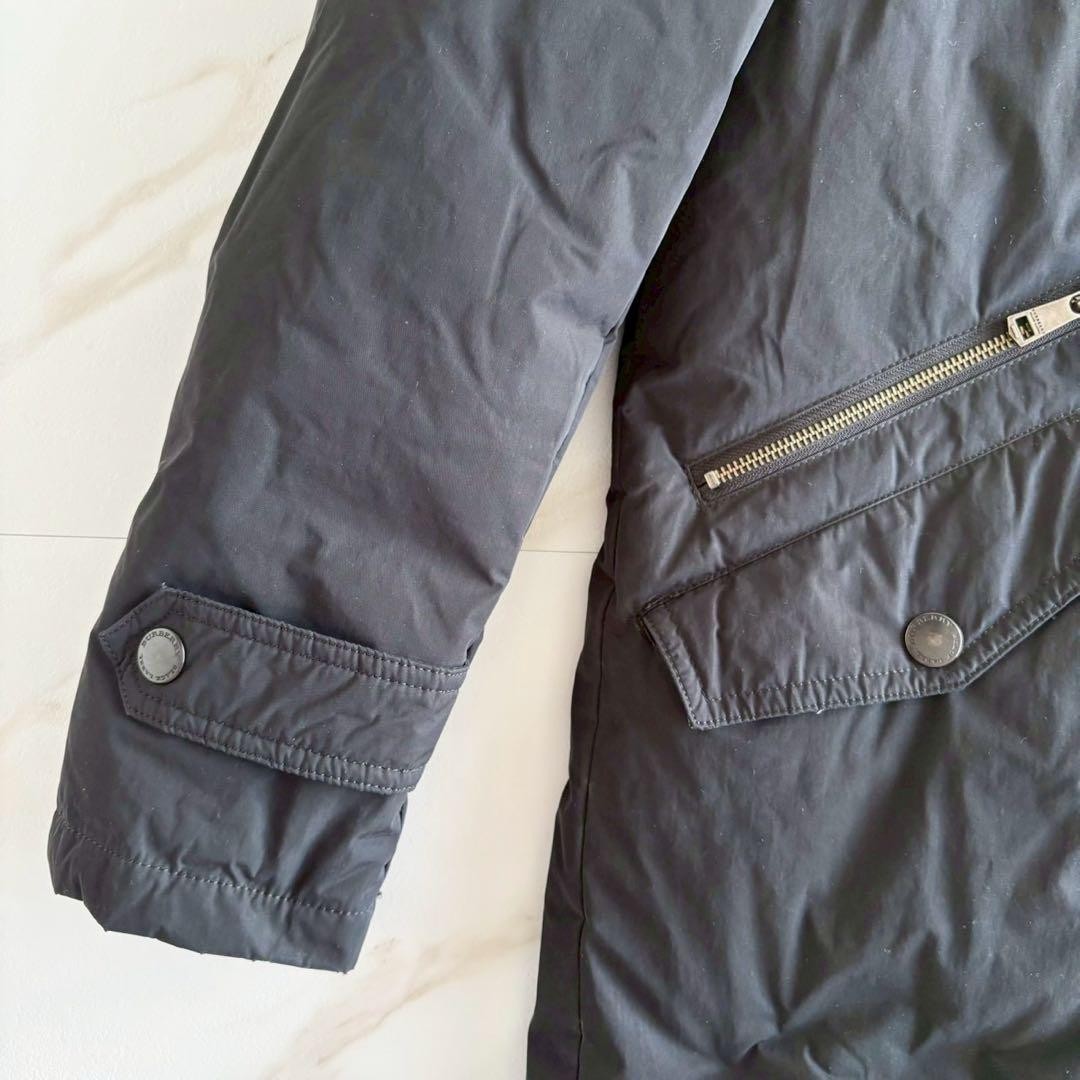 BURBERRY BLACK LABEL Down Jacket Black Size M From Japan thumbnail 4