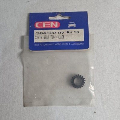 CEN Super Gear T18 (schwarz) G84302-07 versiegelt in Packung.