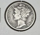 1931 D Mercury Dime Better Date F Fine Nice Condition