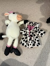 JELLYCAT small furcoat cow rare retired collectible