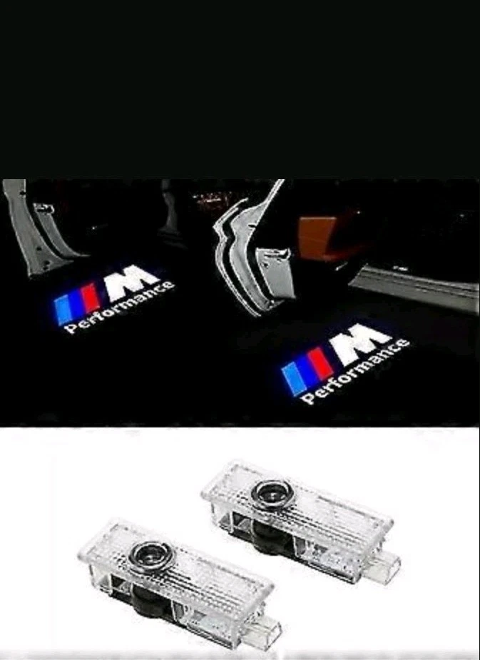 2 LUCI PROIETTORI LED SOTTO PORTA BMW SERIE 1,2,3,4,5,6,7,X1,X3,X4,X5,X6,X7 - Immagine 2 di 4