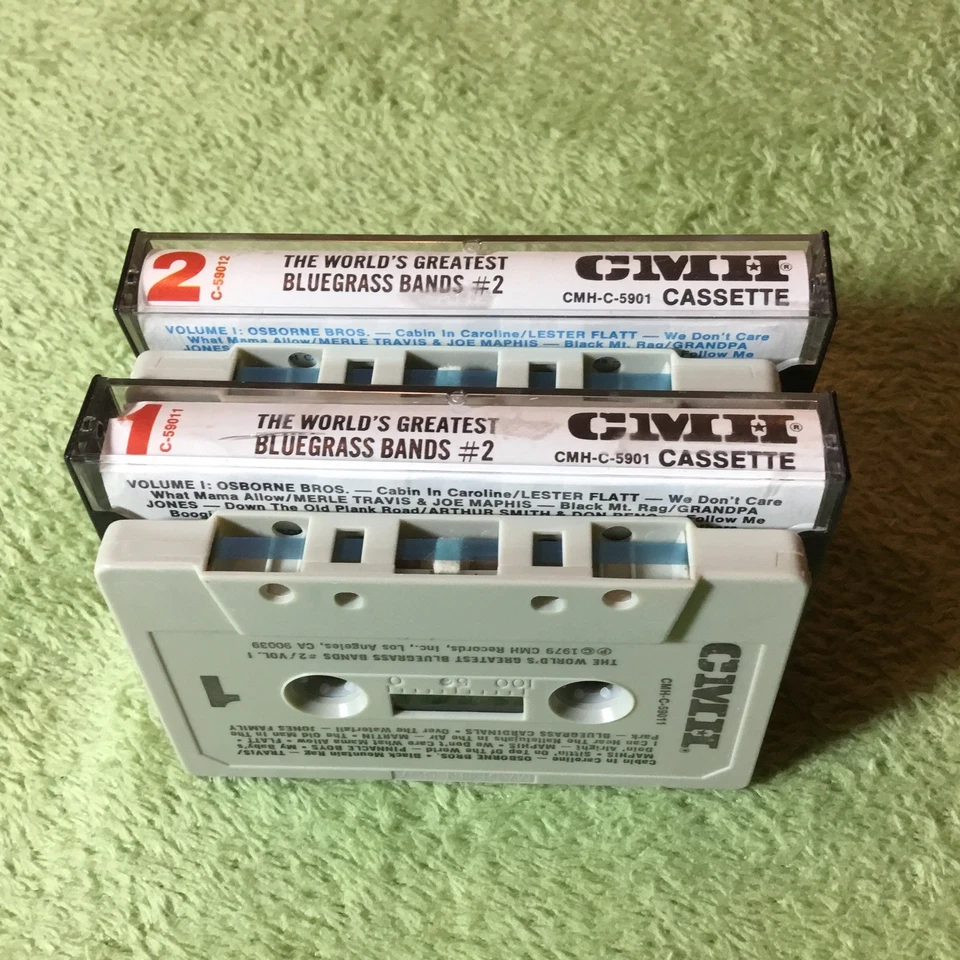 World's Greatest Bluegrass Bands 2, Volumes 1 & 2  (EX) Copy *[2-Cassette Tapes] Foto 4 de 4
