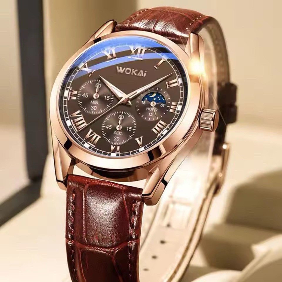 Men Luxury Watches Mens Business PU Leather Quartz Watch Gifts Calendar AU