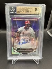 2016 Topps Tribute Barry Larkin Auto Foundations Of Baseball Purple #/50 Reds!!!