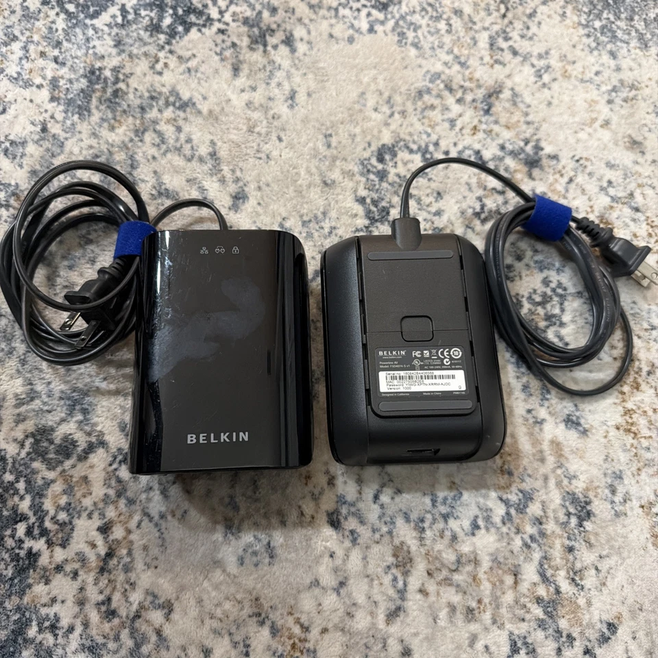 BELKIN F5D4074-S v1 200mb Powerline HD Network Ethernet Adapters - 2 - image 1 of 1