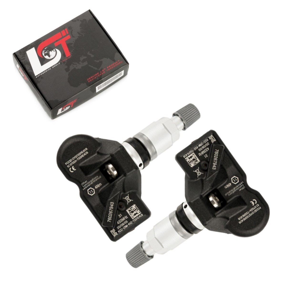 2x Tire RDKS Rdci Tpms-Sensor 433 MHZ for Mini Cabriolet R57 07/2014-