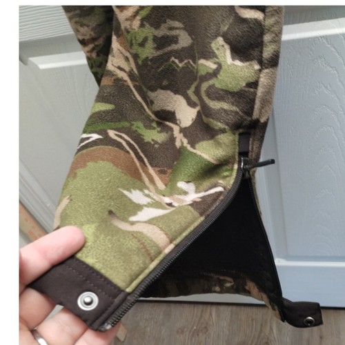 Under Armour Bibs Size Youth Small Stealth Mid Season Camo X-Storm Fleece Lined - Picture 8 of 10