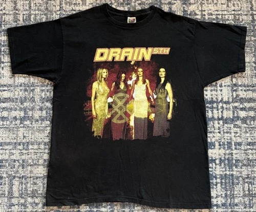 Drain STH Freaks Of Nature Concert T Shirt Sz X 1990s vintage concert t-shirt, vintage, size XL, single stitch, B+ condition