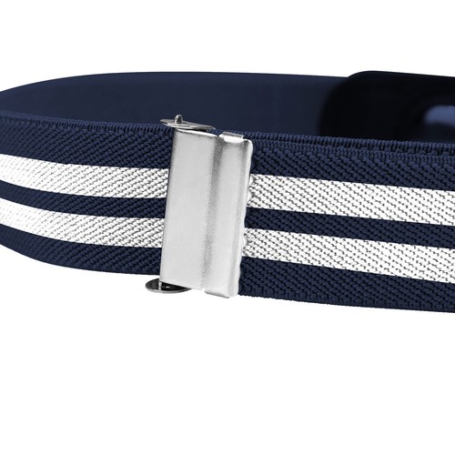 Buyless Fashion Kids Boys No Buckle Adjustable Stretch Belt Up to 30 In - Picture 46 of 84