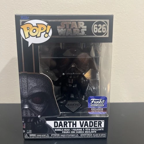 Funko Pop! Darth Vader Diamond #626. Star Wars. Hollywood Exclusive. 2023