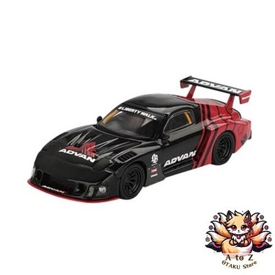 NEU MINI GT 1/64 Scale Mazda RX-7 LB-Super Silhouette ADVAN Right-Hand Drive