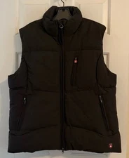 Men’s Wellensteyn Nordsee Weste Brown Puffer Vest size XL