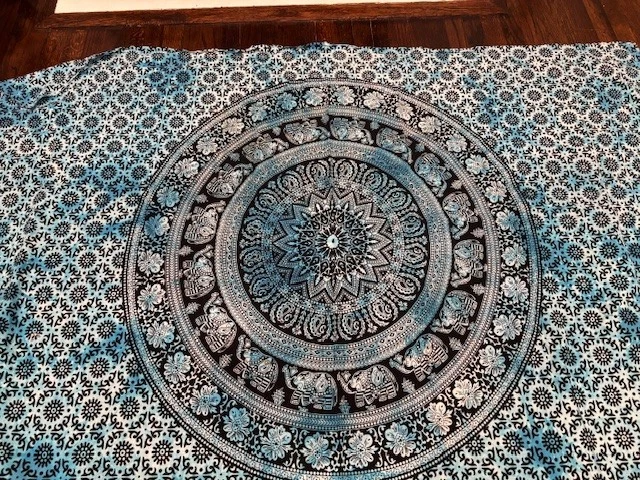 Tapiz colgante de pared/bohemio hecho en la India (ver última foto para color verdadero) Foto 4 de 4