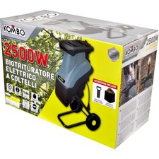 Bio trituratore elettrico a coltelli giardinaggio max diametro trita 40 mm 2500W