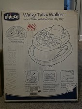 Chicco Walky Talky Baby Walker Purple Color Flora Print