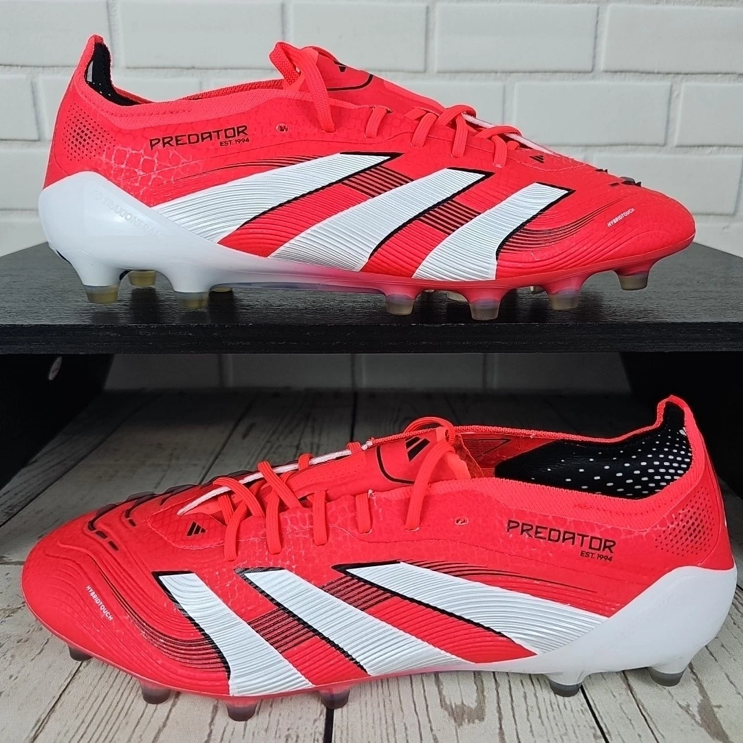 NEW Adidas Predator Elite AG Pure Victory Pack Soccer Cleats JH8896 Size 7.5 Red adidas Predator Elite AG Soccer Cleats | Pure Victory Pack main image 4