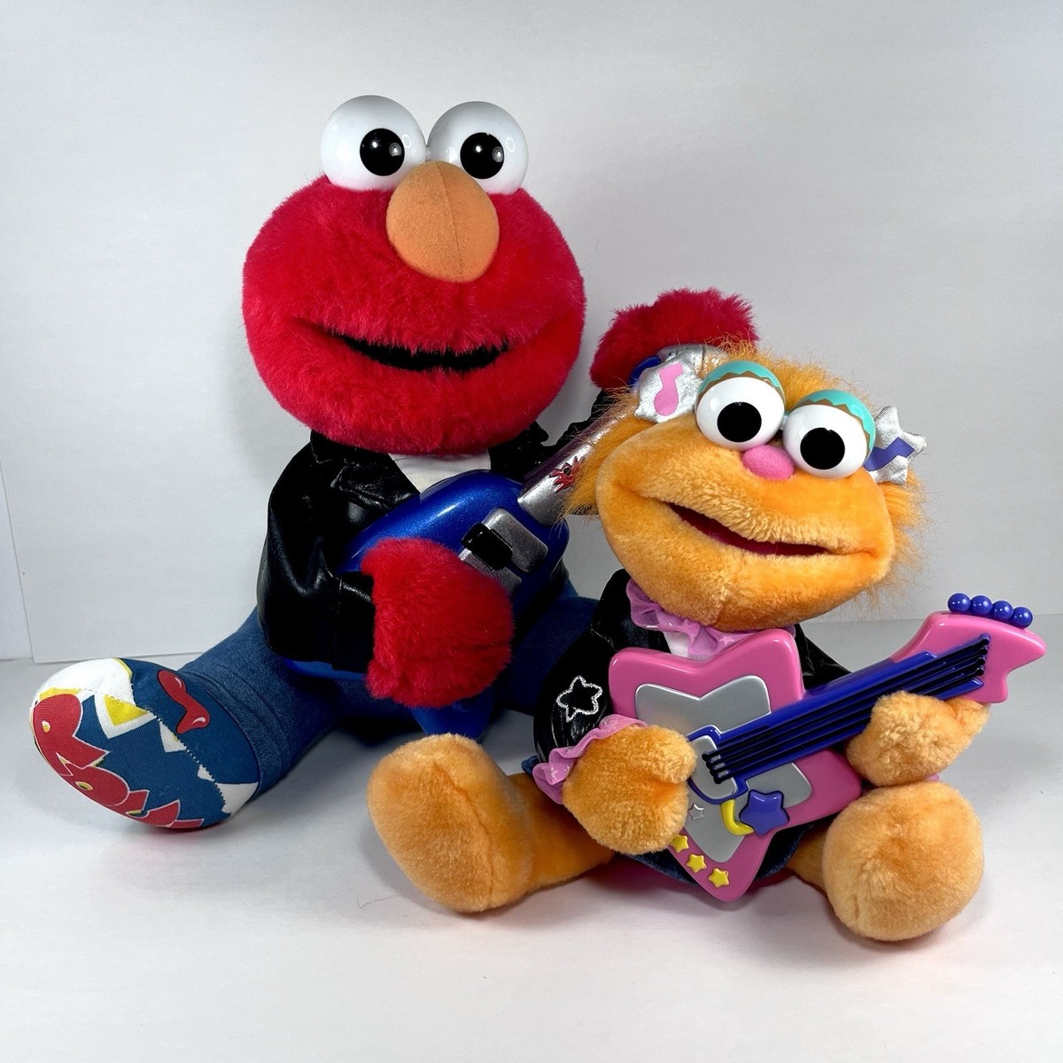 レオページ コヤンイサムチョンアンコ＆ユキエモン Vintage Tyco Sesame Street Rock And Roll Elmo & Zoe Animated Plush