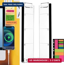 Monitor Memo Boards for Computer, Set of 2 Left  Right Multifunction Acrylic