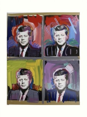Peter Max JFK Kleingedrucktes 
