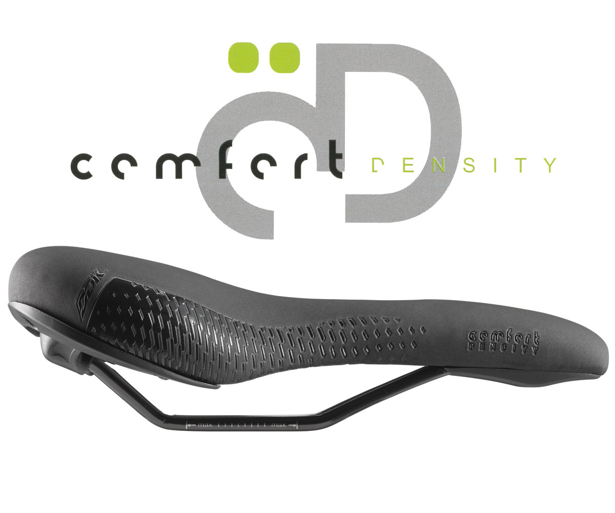 Седло для отдыха и треккинга DDK D040 Comfort Density черного цвета