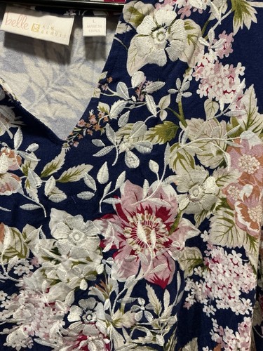 Belle By Kim Gravel Large Top EUC Embroidered Accents - Picture 4 of 16