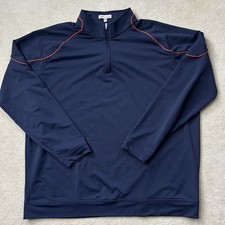 Peter Millar Men's XXL Golf Pullover Crown Sport Performance Jacket 1/4 Zip