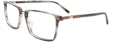 EASYTWIST ET9008 Eyeglasses Eye Glasses 020 Grey Marble & Satin Brown Authentic
