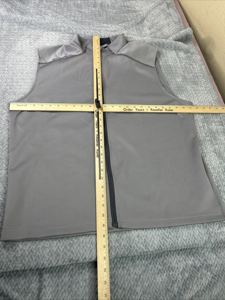 Sun Mountain Thermal Flex Wear Golf Vest All Weather Mens XL Grey - Image 3 of 4