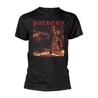 Bathory - Hammerheart Black T-Shirt, Front & Back Print Small