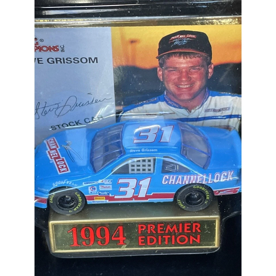 Steve Grissom Channellok Racing Champions NASCAR Premier Edition 1994 #31 Foto 3 de 3