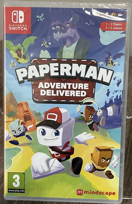 Paperman Adventure Delivered Nintendo Switch Brandneu & Sealed Fast UK Dispatch