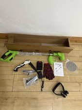 Cordless Electric Lawn Mower, Adjustable Length with Easy Grip Handle, 2-in-1