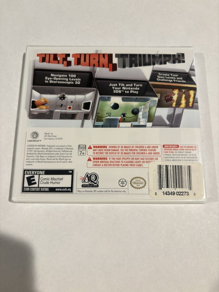 Cubic Ninja (Nintendo 3DS, 2011) for sale online | eBay