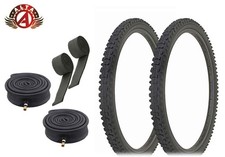 ALTA Rocky Wolf 24x1.95 Tires 6pc Set w/HeavyDuty Tubes – Rough Aggressive Tread