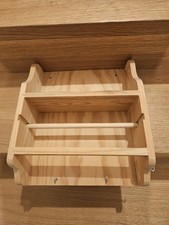 Küchenregal, Gewürzregal, Papierrolle, Holz